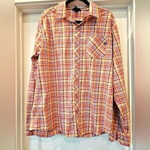 Marmot Plaid Long Sleeved size XL